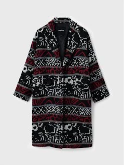 Desigual Γυναίκες Μεταβατικά Παλτά Παλτό μεταβατικό Dev 22WWEWB3 Έγχρωμο Oversize -Εξοδος Desigual Κατάστημα unnamed file 78