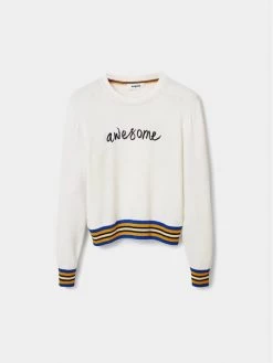 Desigual Γυναίκες Πουλόβερ Mara 22WWJF15 Λευκό Regular Fit 11 Desigual Γυναίκες Πουλόβερ Mara 22WWJF15 Λευκό Regular Fit -Εξοδος Desigual Κατάστημα unnamed file 791