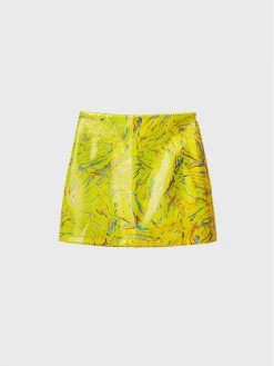 Desigual Γυναίκες Φούστα Mini Ida 22WWFW01 Κίτρινο Slim Fit -Εξοδος Desigual Κατάστημα unnamed file 806