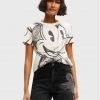Desigual Γυναίκες T-shirts T-Shirt DISNEY Mickey 22WWTK85 Λευκό Regular Fit -Εξοδος Desigual Κατάστημα unnamed file 807