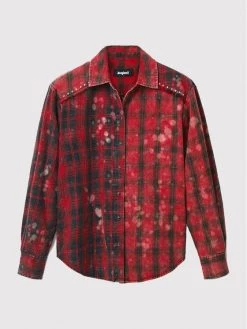 Desigual Γυναίκες Casual Πουκάμισα Πουκάμισο Eda 22WWCW10 Κόκκινο Regular Fit 11 Desigual Γυναίκες Casual Πουκάμισα Πουκάμισο Eda 22WWCW10 Κόκκινο Regular Fit -Εξοδος Desigual Κατάστημα unnamed file 830