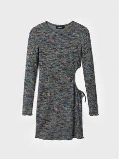 Desigual Γυναίκες Πλεκτά Φορέματα Φόρεμα υφασμάτινο Michigan 22WWVK75 Πράσινο Slim Fit -Εξοδος Desigual Κατάστημα unnamed file 870