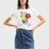 Desigual Γυναίκες T-shirts T-Shirt Flow 22WWTK89 Λευκό Regular Fit 1 Desigual Γυναίκες T-shirts T-Shirt Flow 22WWTK89 Λευκό Regular Fit -Εξοδος Desigual Κατάστημα unnamed file 876
