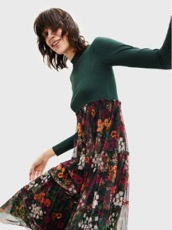 Desigual Γυναίκες Καθημερινά Φορέματα Φόρεμα καθημερινό Free Garden 22WWVK69 Έγχρωμο Regular Fit -Εξοδος Desigual Κατάστημα unnamed file 889