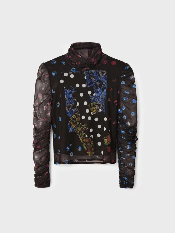 Desigual Γυναίκες Μπλουζάκια Μπλουζάκι MONSIEUR CHRISTIAN LACROIX Ruby 22WWTK47 Μαύρο Slim Fit 7 Desigual Γυναίκες Μπλουζάκια Μπλουζάκι MONSIEUR CHRISTIAN LACROIX Ruby 22WWTK47 Μαύρο Slim Fit - Image 5