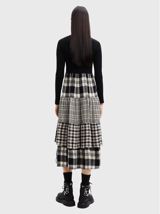 Desigual Γυναίκες Καθημερινά Φορέματα Φόρεμα καθημερινό Saint Louis 22WWVW36 Μαύρο Regular Fit 5 Desigual Γυναίκες Καθημερινά Φορέματα Φόρεμα καθημερινό Saint Louis 22WWVW36 Μαύρο Regular Fit - Image 3