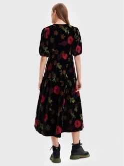 Desigual Γυναίκες Καθημερινά Φορέματα Φόρεμα καθημερινό Fest 22WWVK25 Μαύρο Regular Fit -Εξοδος Desigual Κατάστημα unnamed file 91