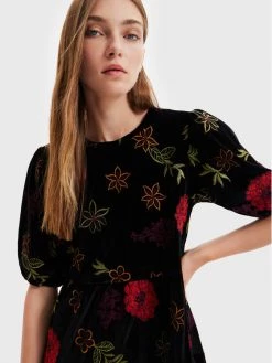 Desigual Γυναίκες Καθημερινά Φορέματα Φόρεμα καθημερινό Fest 22WWVK25 Μαύρο Regular Fit -Εξοδος Desigual Κατάστημα unnamed file 92