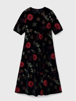 Desigual Γυναίκες Καθημερινά Φορέματα Φόρεμα καθημερινό Fest 22WWVK25 Μαύρο Regular Fit -Εξοδος Desigual Κατάστημα unnamed file 93