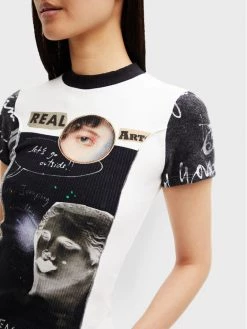 Desigual Γυναίκες T-shirts T-Shirt Real Artoholic 22WWTK25 Μπεζ Slim Fit 10 Desigual Γυναίκες T-shirts T-Shirt Real Artoholic 22WWTK25 Μπεζ Slim Fit -Εξοδος Desigual Κατάστημα unnamed file 934