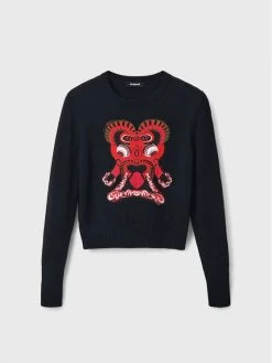 Desigual Γυναίκες Πουλόβερ Moon 22WWJFA8 Μαύρο Regular Fit 11 Desigual Γυναίκες Πουλόβερ Moon 22WWJFA8 Μαύρο Regular Fit -Εξοδος Desigual Κατάστημα unnamed file 945