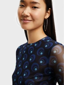 Desigual Γυναίκες Μπλουζάκια Μπλουζάκι Belsi 22WWTK81 Σκούρο μπλε Slim Fit -Εξοδος Desigual Κατάστημα unnamed file 949