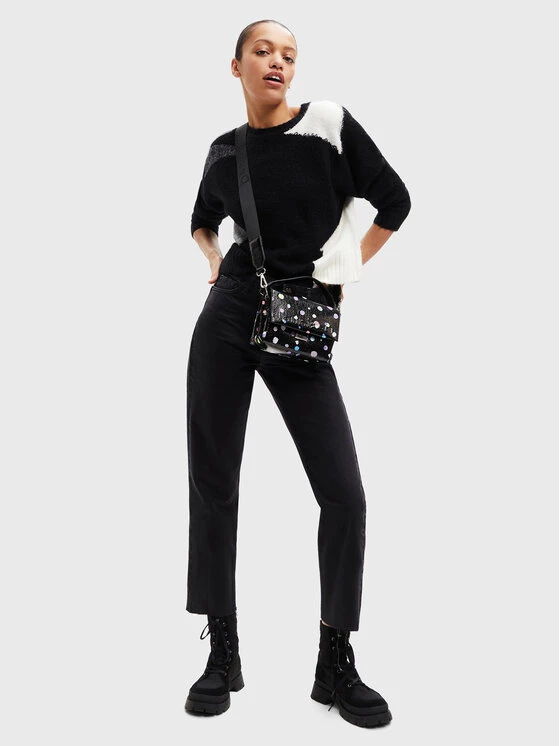 Desigual Γυναίκες Πουλόβερ Mina 22WWJF14 Μαύρο Loose Fit 4 Desigual Γυναίκες Πουλόβερ Mina 22WWJF14 Μαύρο Loose Fit - Image 2