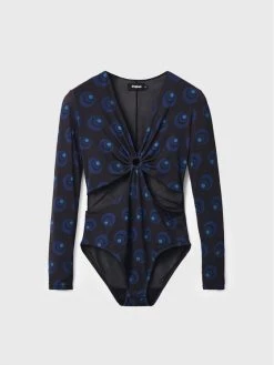 Desigual Γυναίκες Κορμάκια κορμάκι Butzy 22WWQK11 Μαύρο Slim Fit -Εξοδος Desigual Κατάστημα unnamed file 955