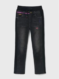 Desigual Γυναίκες Straight Leg Τζιν Ursula 22WWDD63 Μαύρο Regular Fit -Εξοδος Desigual Κατάστημα unnamed file 965