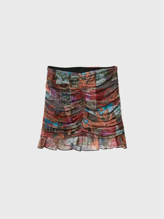 Desigual Γυναίκες Φούστα Mini Bora 22WWFK03 Έγχρωμο Slim Fit 7 Desigual Γυναίκες Φούστα Mini Bora 22WWFK03 Έγχρωμο Slim Fit - Image 5